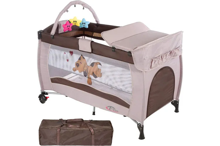 TecTake Lit Bébé Parapluie lit parapluie