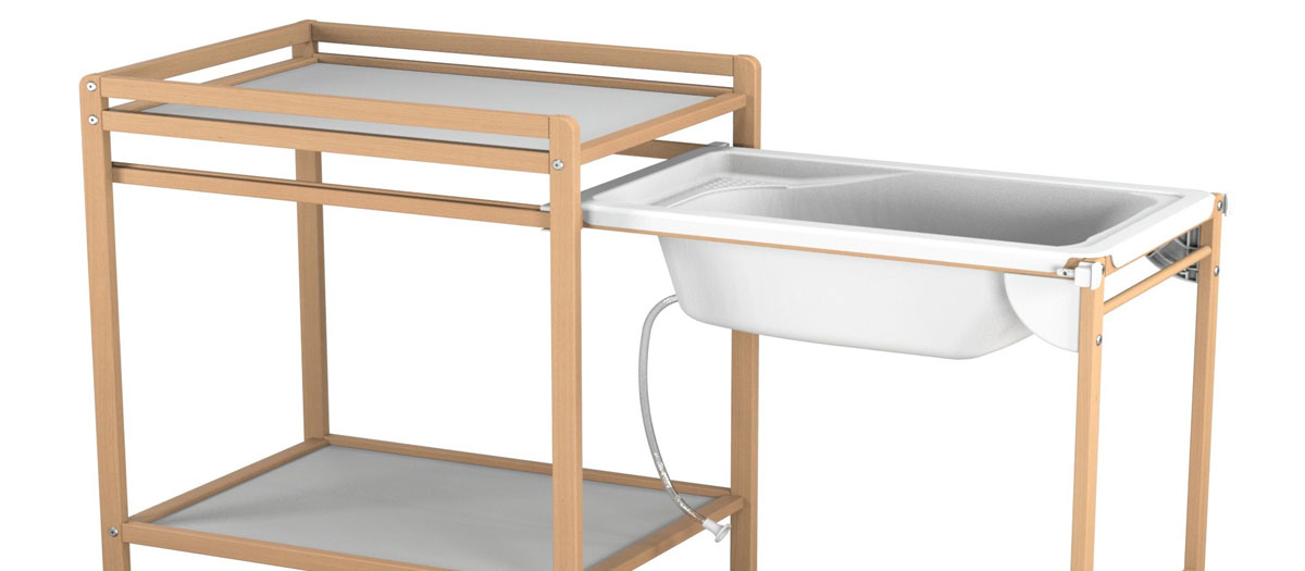 comparatif table à langer avec baignoire