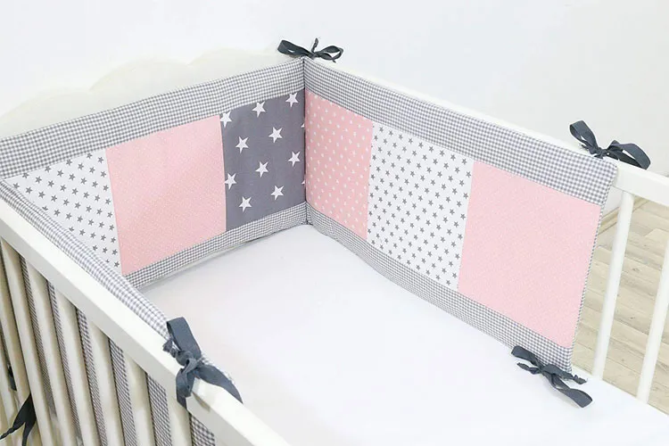 ULLENBOOM Gris Rose tour de lit pour bébé