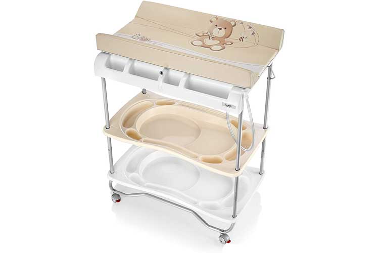 Brevi Atlantis table à langer avec baignoire