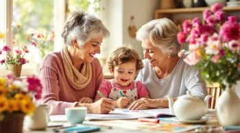 bonne fête mamie coloriage