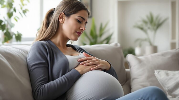 coeur qui bat fort enceinte