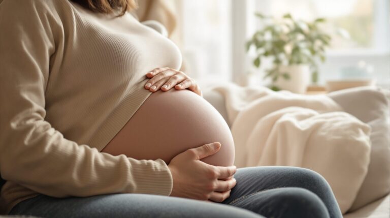 bulle dans le ventre enceinte 8 mois