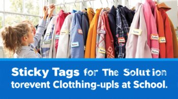 Les sticks autocollants : la solution pour éviter les échanges de vêtements à l’école