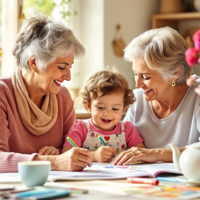 bonne fête mamie coloriage
