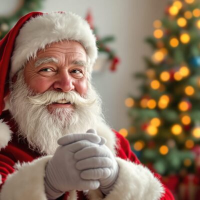 dessin à imprimer de père noel