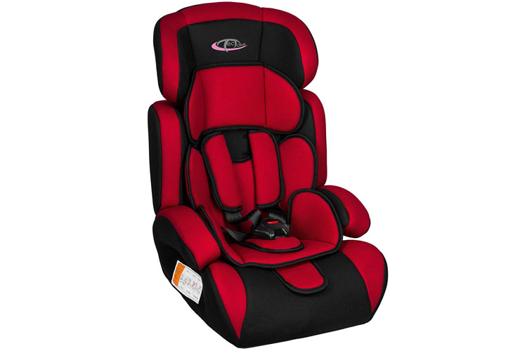 TecTake Rouge/noir siège auto