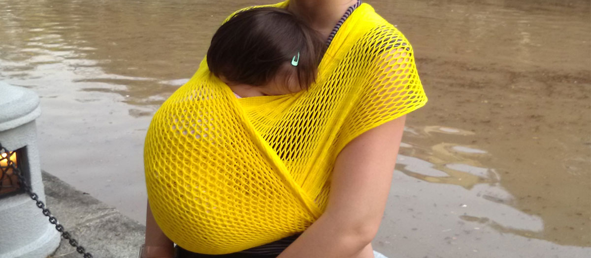 test écharpe de portage