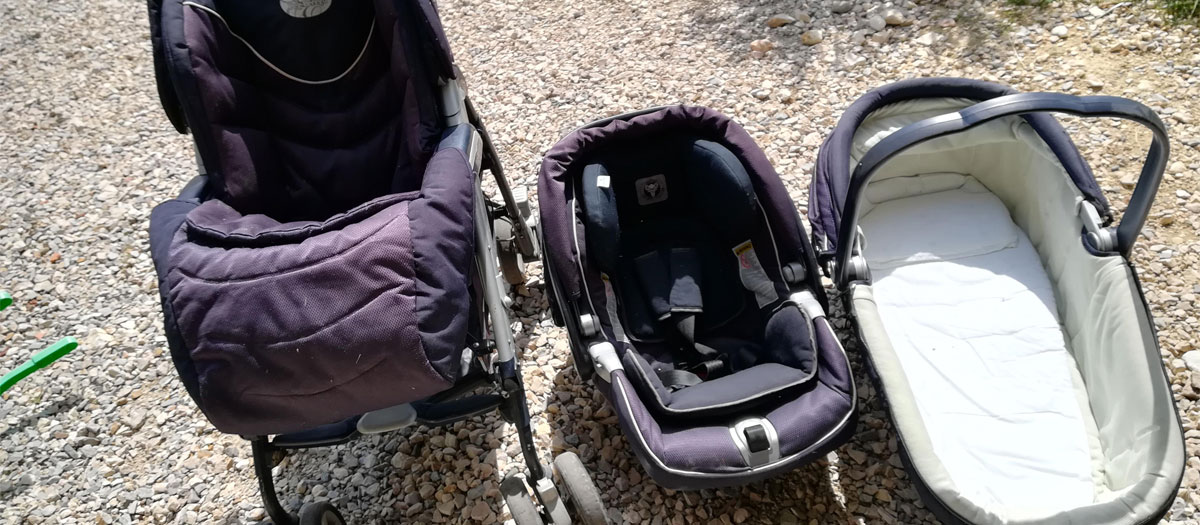 test poussette trio