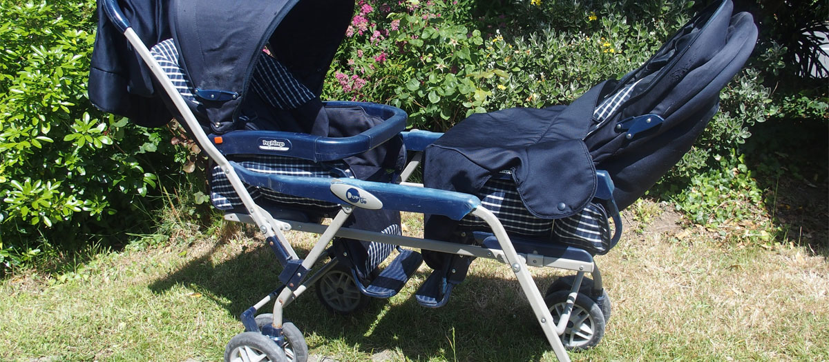 achat poussette double