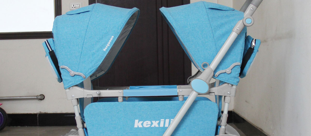 poussette double pas chère