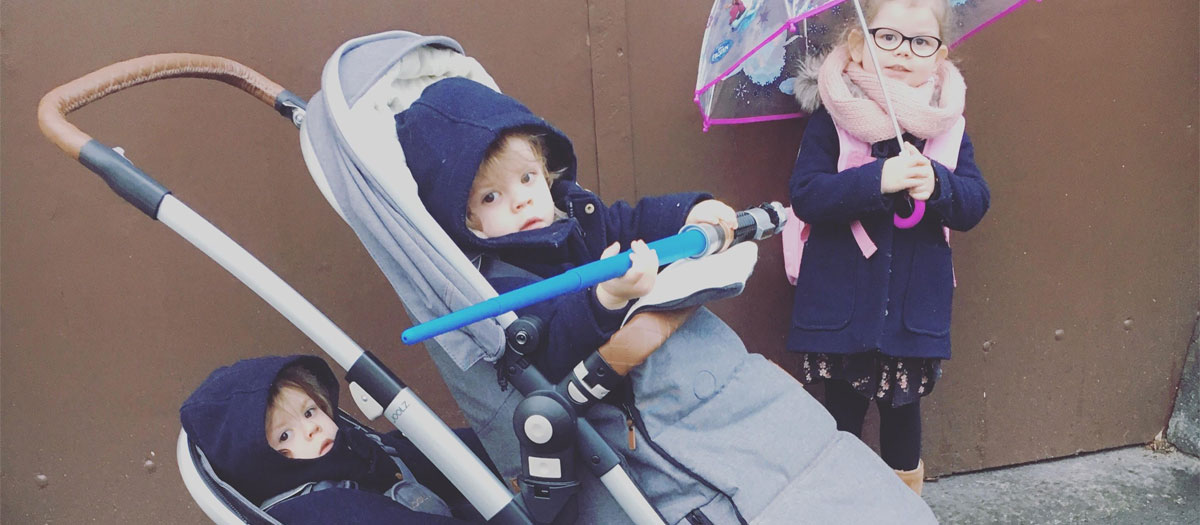 prix poussette double