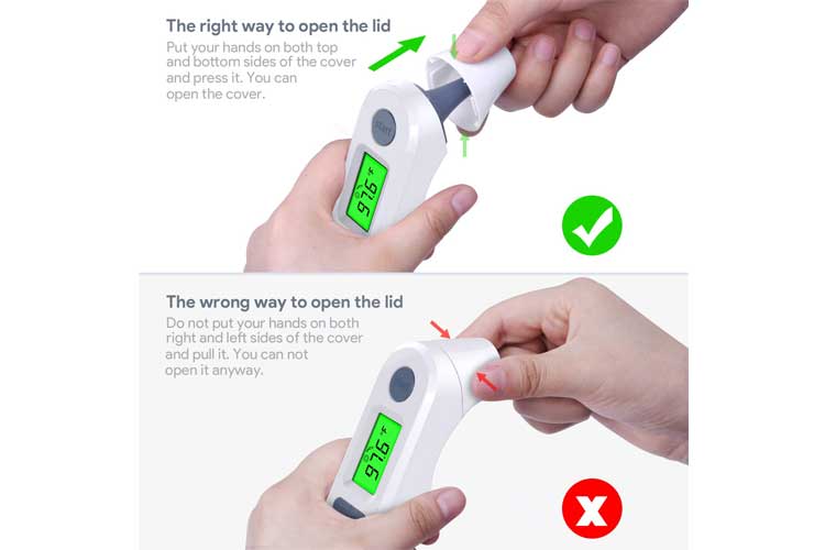 Annsky Thermomètre Frontal test