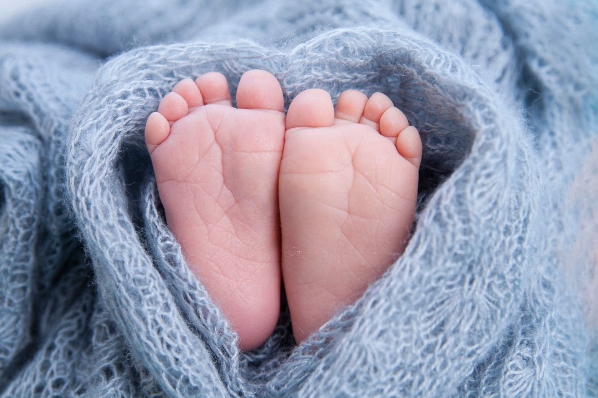 pied bébé