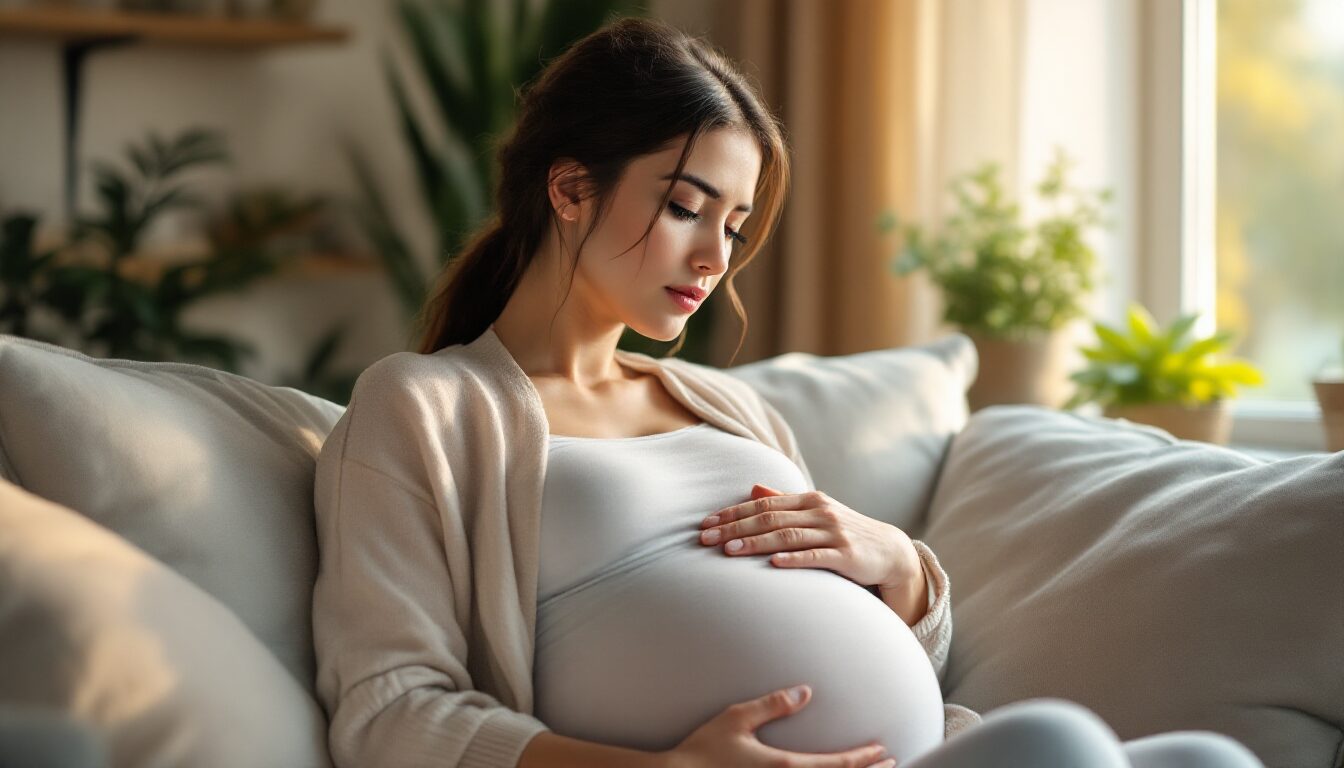 coeur qui bat fort enceinte