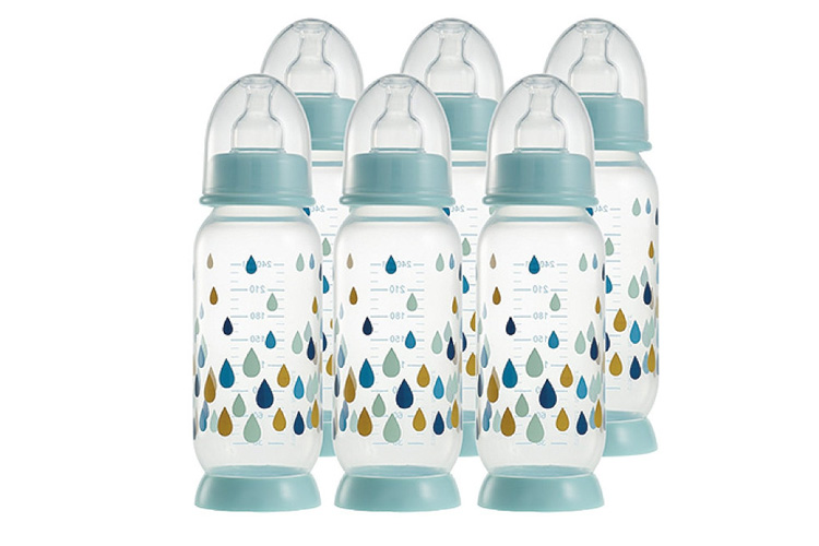 BEABA 911575 Set de 6 Biberons Demi Lune