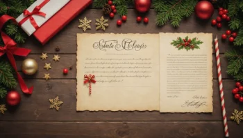 reponse du pere noel a imprimer