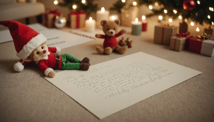 lettre lutin de noel