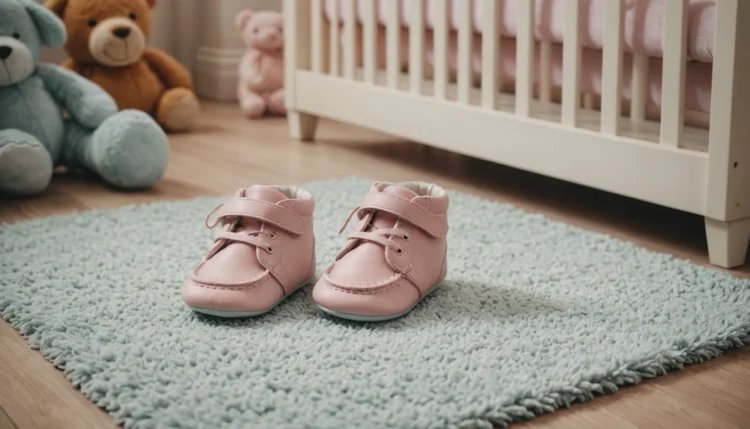 chausson cuir souple bébé