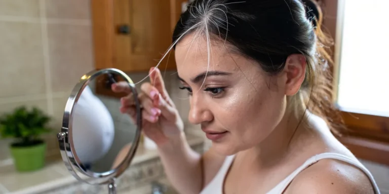 cheveux blanc grossesse