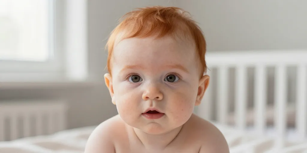 Bebe roux cheveux, comment savoir si la couleur restera