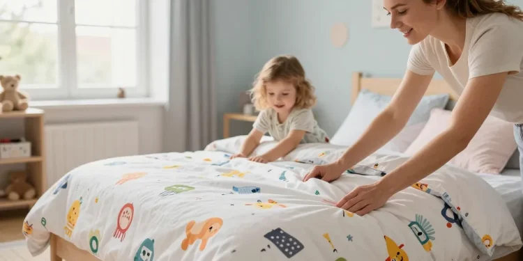 Aménager une chambre d’enfant : pourquoi acheter une housse de couette