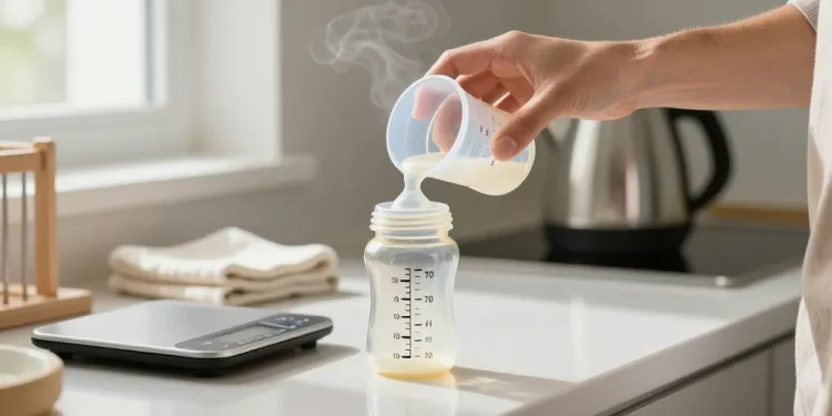 comment faire un biberon de 70 ml