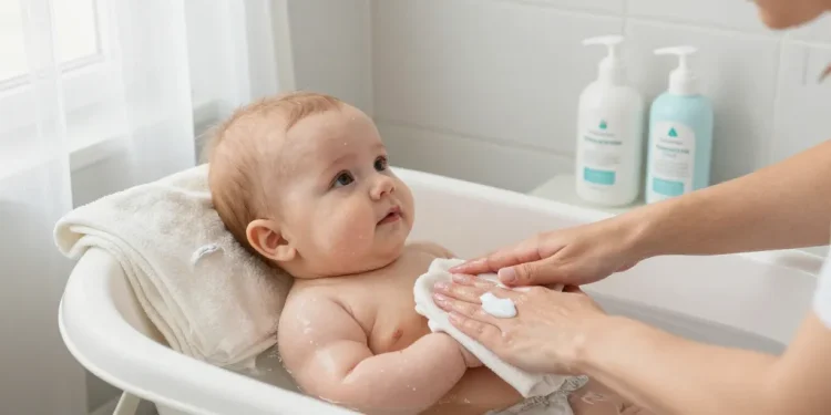 Peau atopique chez le bébé : quelle toilette quotidienne pour éviter les irritations ?