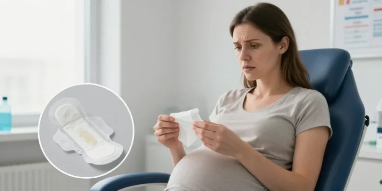 perte blanche crémeuse enceinte