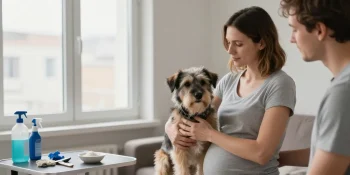 pet qui pue enceinte