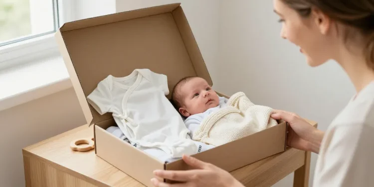 Coffret cadeau naissance : que mettre dedans selon votre budget (20€, 50€, 100€+)