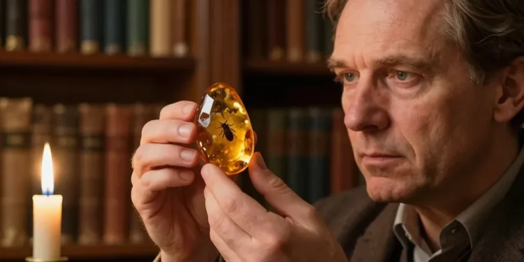 L'ambre : histoire, symbolique et vertus d'une résine fossile