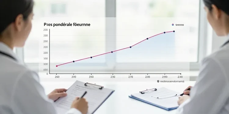 combien de gramme prend un foetus par semaine