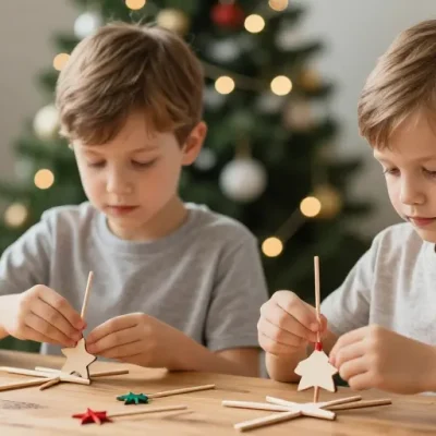 bricolage noël batonnet de glace