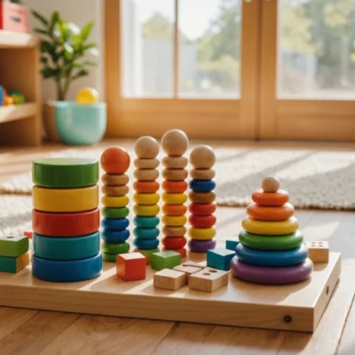 jeux en bois bébé montessori