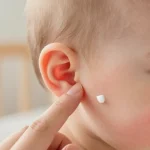 irritation derrière l'oreille bébé