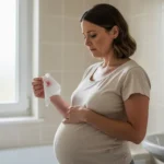 perte rosée en m'essuyant grossesse 7 mois