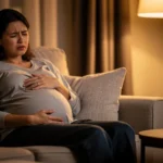 remontée acide fin de grossesse signe accouchement