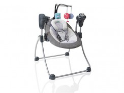 Test et avis de la rédaction sur la balancelle pour bébé Babymoov Swoon Bubble Zink